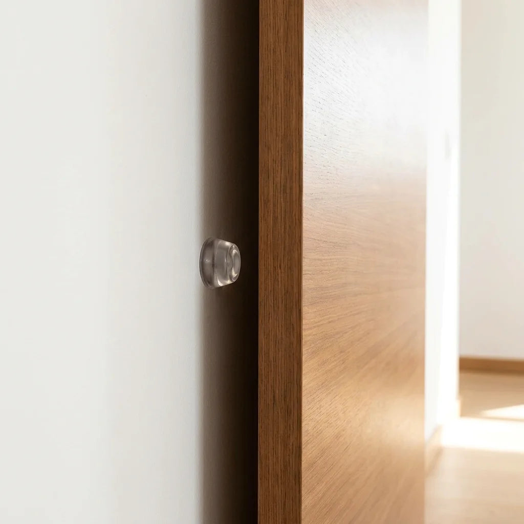 Invisible Silicone Wall Protector & Door Stopper (Set of 6)